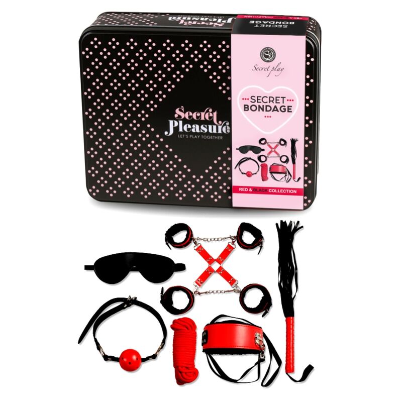 Secretplay - bdsm set 6 pcs rouge collection