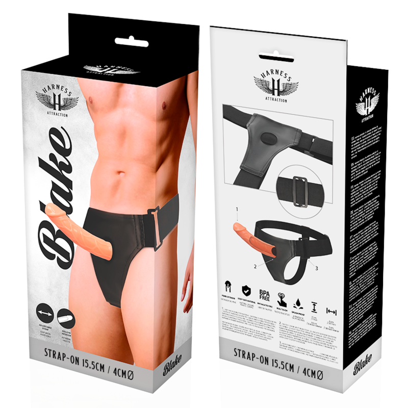 Harness Attraction – Gode ceinture blake – 15,5 cm