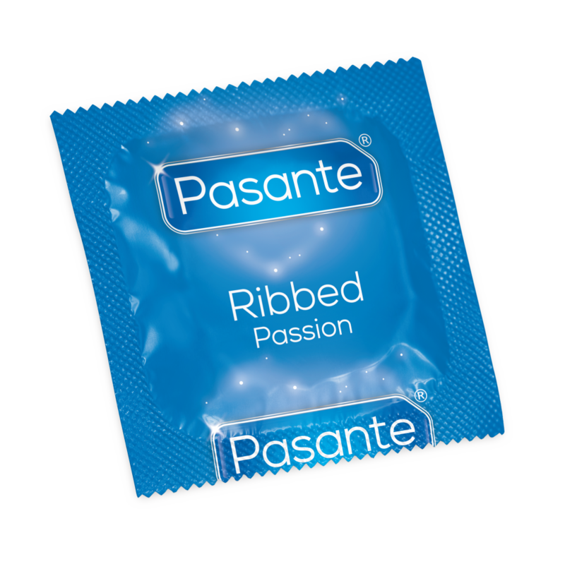 Pasante – Préservatifs Nervurés Ribbed Passion - 3 unités