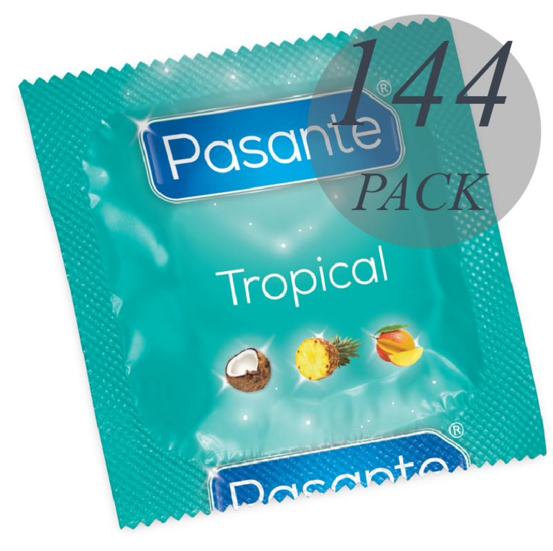 PASANTE - LES PRÉSERVATIFS SAVEURS TROPICALES 144 UNITÉS