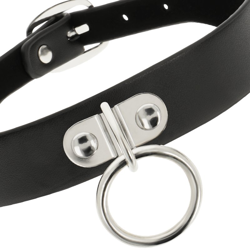 Coquette chic desire - collier en cuir vegan femme accessoire fétiche