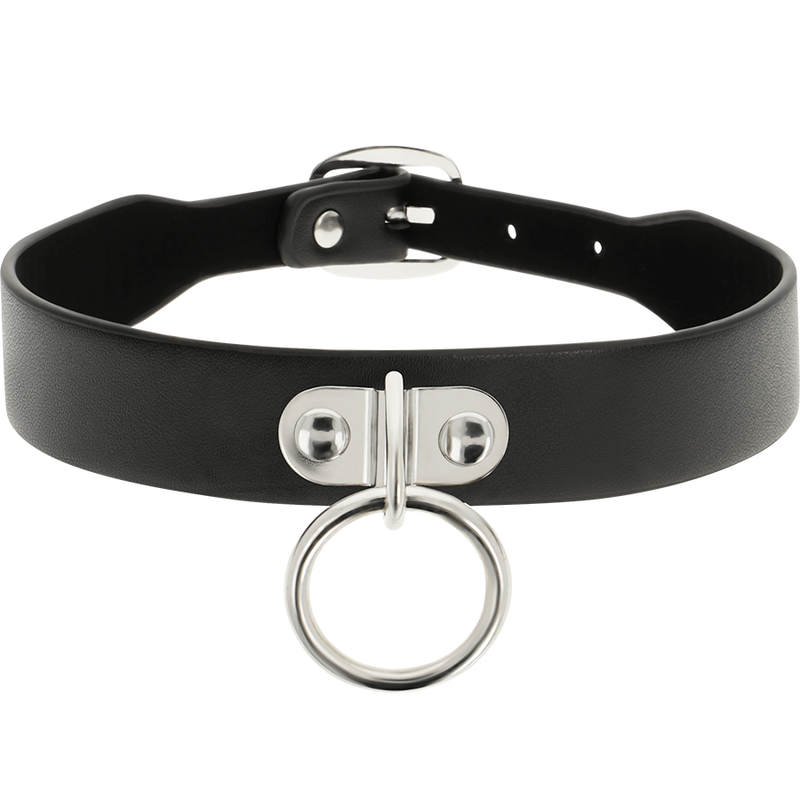 Coquette chic desire - collier en cuir vegan femme accessoire fétiche