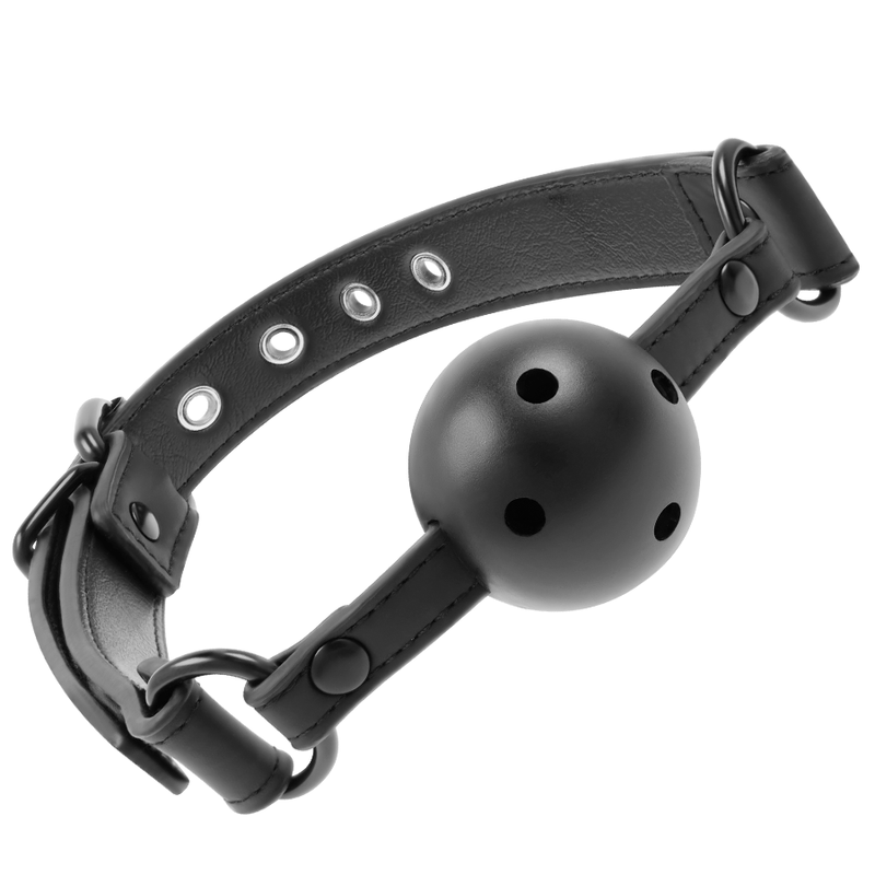 Fetish submissive - bâillon respirant végétalien
