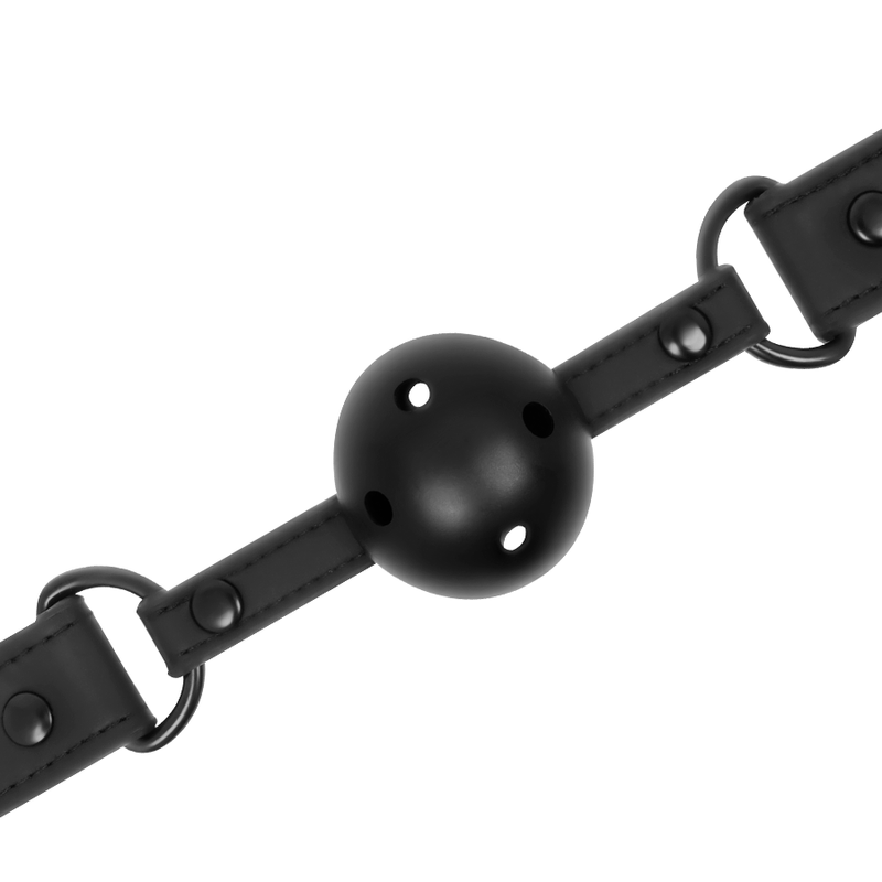 Fetish submissive - bâillon respirant végétalien