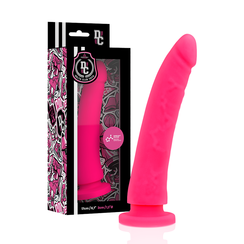 DELTA CLUB - TOYS HARNAIS + DONG SILICONE ROSE 17 CM -O- 3 CM