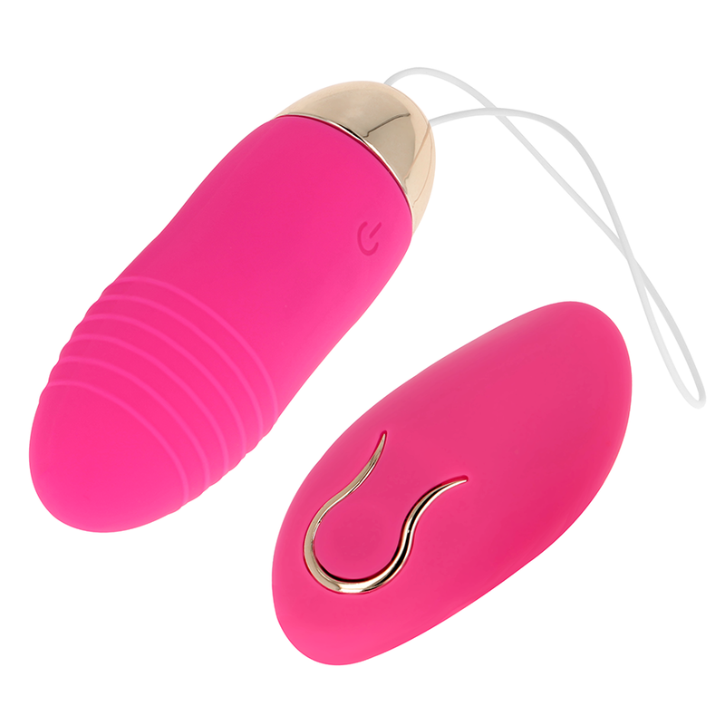 Ohmama - uf vibrant télécommande 10 vitesses rose