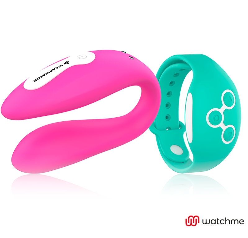 Wearwatch - vibrateur watchme double technologie fuchsia / eau de mer