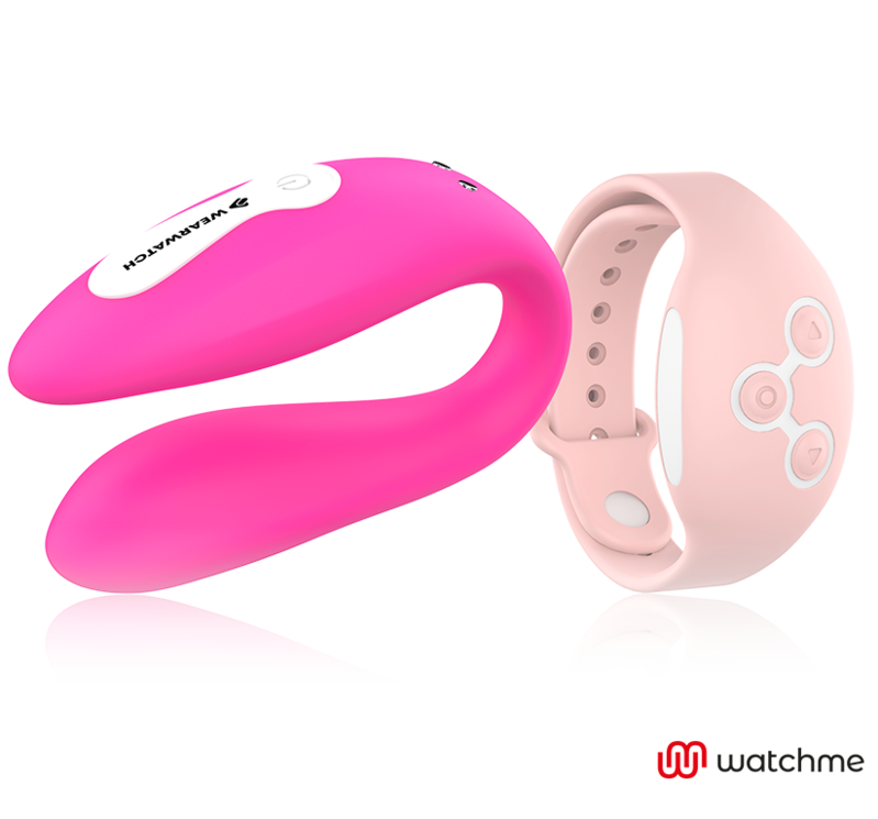 Wearwatch - vibrateur watchme double technologie fuchsia / rose