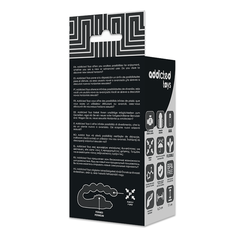 Addicted toys - masseur anal prostatique avec vibration